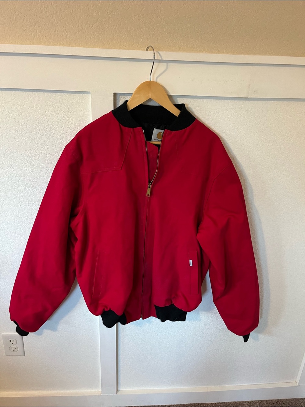 Vintage RARE Carhartt Men's Large Santa Fe JR170 Canvas Jacket.